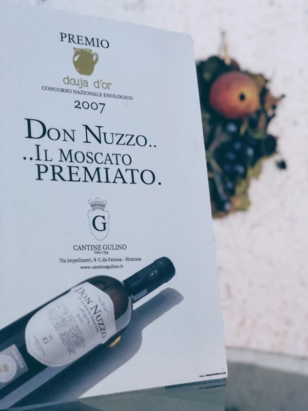 Italian sweet wine Don Nuzzo - Cantine Gulino
