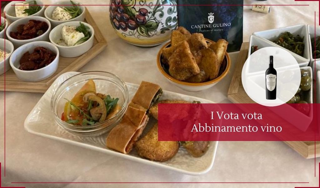 Abbinamento vino e focaccia siciliana- i vota vota