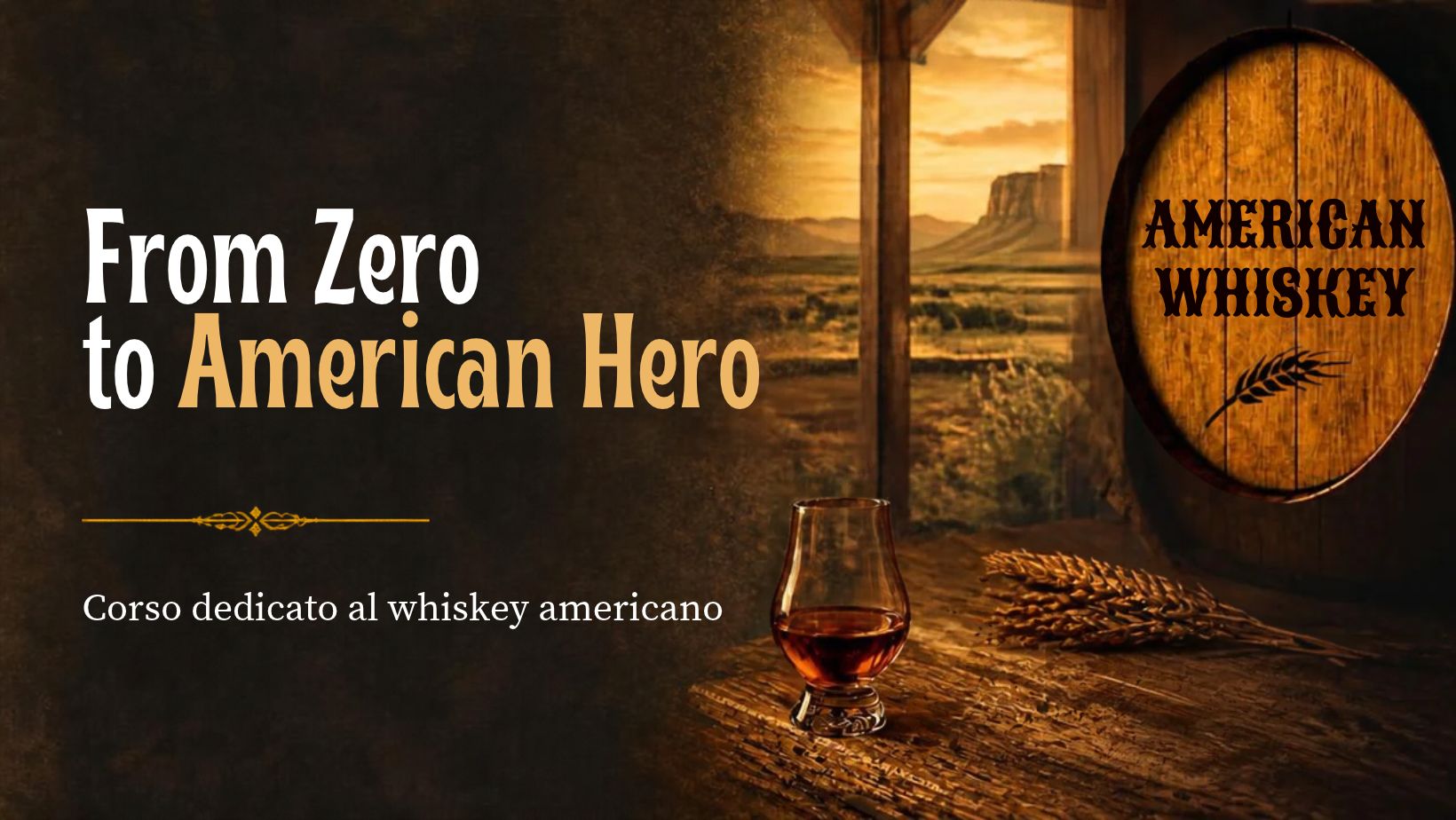 Corso degustazione whiskey americano